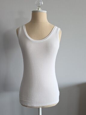 SPANX White Tank